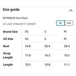 WYNNQUE Womens Lace Bustier Mesh Spaghetti Strap Boned Corset S NWT Pink Photo 4