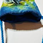 Designer hand painted silk crossbody phone glasses pouch bag crossbody New Multiple Photo 2