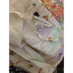 American Eagle Floral Mini Dress Square Neck Spaghetti Straps Women's L White Size L Photo 7