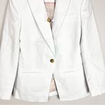 J.Crew Alexandra Blazer in Stretch Linen Blend White Size XS 00 NWT Photo 6