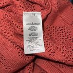 Sundance Burnt Orange Knit Dress Overlay Size Medium Photo 5