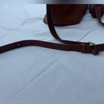 Madewell  Crossbody Cognac Leather Satchel Handbag Photo 4