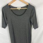 Thyme + Honey  Short Sleeve Grey Dress Size Small Photo 1