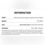 Disney Pop Mart Mickey Family Cute Together Donald Duck Plush Pendant Keychain Photo 4