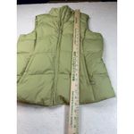 Eddie Bauer  Womens‎ Quilted Goose Down Vest Jacket Puffer Medium Green Premium Photo 2