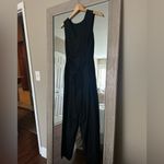 Marine layer  Black Cotton Sleeveless Jumpsuit Strappy Back Size Medium Photo 1