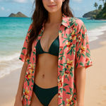 Reyn Spooner Vintage Hawaiian Floral Rayon Camp Shirt Hawaii Tropical Shirt Pink Size XXL Photo 0