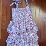 Francesca's  Mi Amor Pink Floral Dress Photo 0