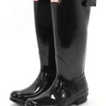 Hunter ‎ original tall black rain boots women’s size 6 Photo 0
