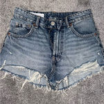 ZARA  Jean Shorts High-Waisted Denim Photo 0
