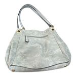 Blue Purse Handbag Shoulder Bag Snap Closure 3 compartments boho, casual Photo 3