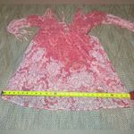 Free People Women's Penny Lover Cold Shoulder Orange Paisley Dress,Size M Photo 7