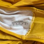 WDIRARA One Piece Cheeky Swimsuit Twist Front Asymmetrical Monokini Yellow Large Photo 5