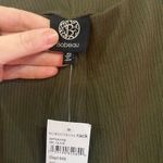 Bobeau  NWT dark olive green ridged pants XS wide leg pants comfy Photo 2