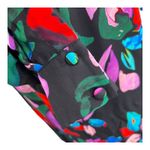Parker Dress Small Silk Blend Bright Print Neck Tie Detail Photo 2