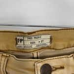 Free People Women's Tan Distressed High Rise Denim Skinny Jeans Size 27 Photo 4