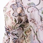 Pendleton  silk floral print wrapped dress, size‎ petite 4 Photo 9