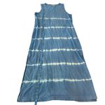 Vineyard Vines  Maxi Dress‎ Tie Dye Casual Sleeveless Blue XL Photo 4