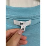 BP. Boxy Crop Graphic Tee In Blue Amuse Me‎ size Medium NEW Photo 2