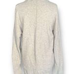 EXPRESS  Sweater Heather Oatmeal Beige V-Neck Neutral Knit Pullover Wool Blend XS Photo 3