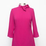 Eliza J  Bow Neck Crepe Shift Dress Photo 6