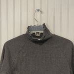 Serra  Women’s Charcoal Gray  Ribbed Turtleneck Sweater Large Photo 2