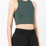 Girlfriend Collective Halter Racerback Sports Bra Green Size Small Photo 0