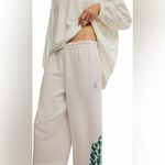 Free People Movement NWT FP Movement Women's All Star Logo Pants In Rose Quartz Combo $98 Retail Photo 4