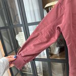 Lululemon  crewneck Perfectly Oversized Brier Rose brick rust sweatshirt top Photo 3