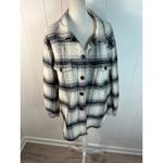 Sanctuary X Revolve The Plaid Shacket in Moonstone Plaid Size L Photo 1