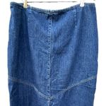 Vintage 90’s TY size 16 100% cotton maxi skirt. Blue Photo 1