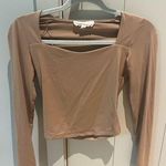 Olive & Oak Long sleeve cropped top Photo 0