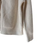 Jenni Kayne  Ivory 100% Cashmere Cardigan‎ Small Button Front Long Sleeves Photo 4