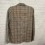 Vila Clothing, preppy plaid, vintage ladies y2k blazer, buttons, size 38 Black Photo 6