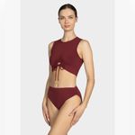 Robin Piccone NWT  Aubrey Tank Bikini Top in Ancho sz Medium $104‎ Photo 1