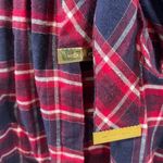 Michael Kors long sleeve studded tartan plaid belted shirt dress size medium Photo 2