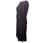 DKNY  Purple Velvet Burnout Sheath Dress Size 8 Whimsigoth Fairy Grunge Dark Fall Photo 2