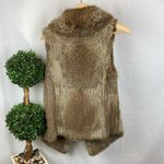 Calypso St. Barth 100% Rabbit Fur Sleeveless Open Front Vest By Calypso XS Photo 1