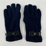 Nautica Womens  Navy Blue Fleece Gloves Preppy Outdoor S/M Photo 0