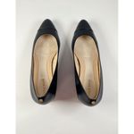 Cole Haan  Heels Black Leather The Go To Block Pump Slip On Waterproof US 9 B Photo 7