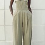 ZARA Strapless Zipper Jumpsuit Photo 0