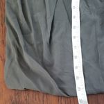 Brunello Cucinelli  Gray Silk Preppy Feminine Mini Skirt Size 4 Photo 5