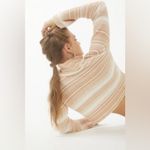 Urban Outfitters Mackenna Striped Turtleneck Cropped Sweater Small Photo 1
