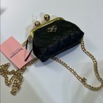 Juicy Couture  Black and Gold Mini Bag with Quilted Design Photo 13