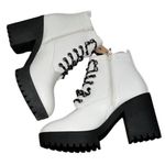 Seven7  White Ankle Boots(Size 8) Photo 1