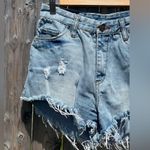 SL8 distressed Ripped American Flag 🇺🇸 Denim Shorts Blue Size 29 Photo 4