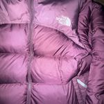 The North Face Womens Medium Purple Vintage 96 Retro Nuptse Puffer Jacket Down Coat Photo 3