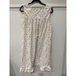 Eileen West Cottagecore Floral Short Ruffled Hem Cotton Gown, L Size L Photo 5