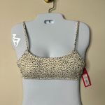 Xhilaration  Cream/Black Bikini Top Small NEW Photo 0