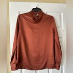 Lysse New Brown silky blouse. Long sleeves and high neck. Size XS Photo 5
